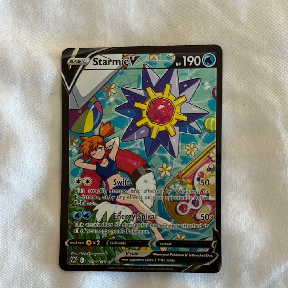 Starmie V Ultra Rare Pokemon Trading Cards